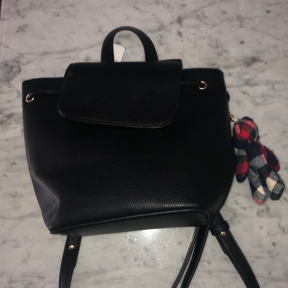Black Backpack Purse